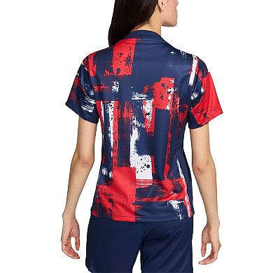 Women's Nike Navy Paris Saint-Germain 2024/25 Home Academy Pro Pre-Match Top