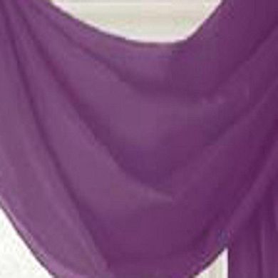 Celine Sheer Sheer Curtain Scarf Valance