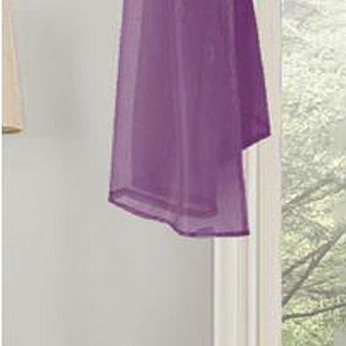 Celine Sheer Sheer Curtain Scarf Valance