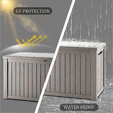 180 Gal. Resin Outdoor Storage Deck Box