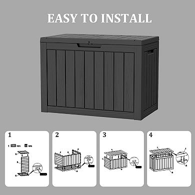 45 Gal. Resin Outdoor Storage Deck Box