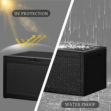 100 Gal. Resin Outdoor Storage Deck Box