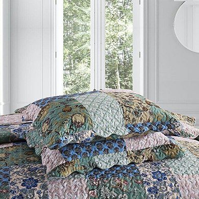 Marcielo 3pcs Printed Quilt Bedspread Set Bedding Coverlet Set