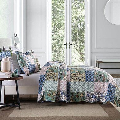 Marcielo 3pcs Printed Quilt Bedspread Set Bedding Coverlet Set