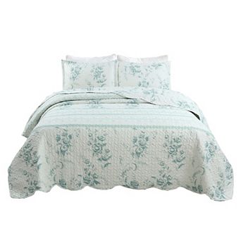 Marcielo 3 pc Quilt Set Lightweight Bedspread Set