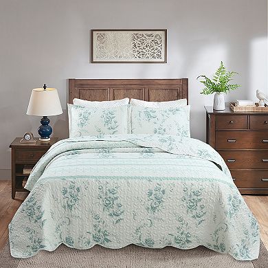 Marcielo 3 Pcs Quilt Set Lightweight Bedspread Set