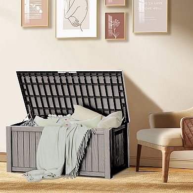 120 Gal. Resin Outdoor Storage Deck Box