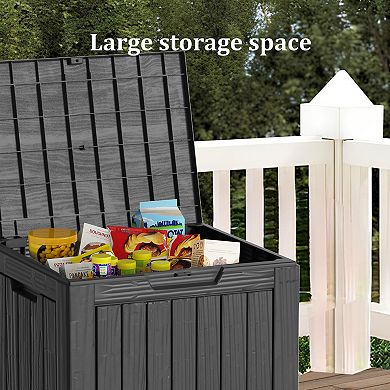 30 Gal. Resin Outdoor Storage Deck Box
