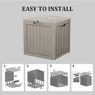 30 Gal. Resin Outdoor Storage Deck Box