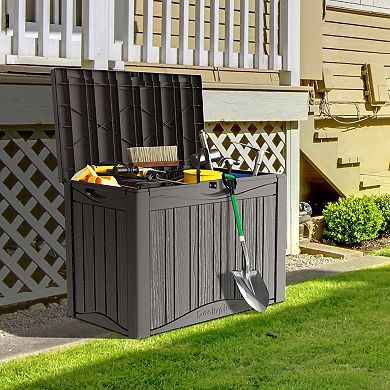 Premium 45 Gallon Deck Box Upgraded Heavy-Duty Storage with Enhanced Durability​