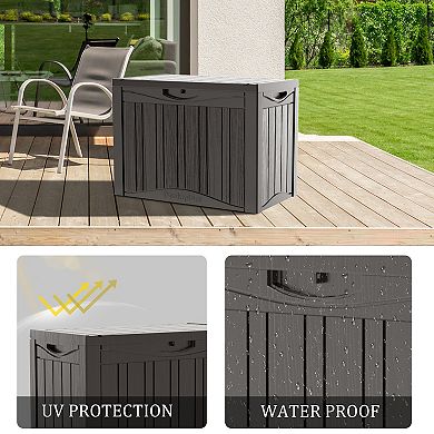 Premium 45 Gallon Deck Box Upgraded Heavy-Duty Storage with Enhanced Durability​