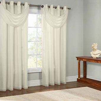 Commonwealth Thermavoile Rhapsody Lined Grommet Ascot Valance