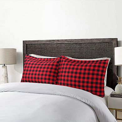 Marcielo 2 Pcs Buffalo Pillow Shams