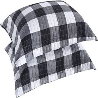 Marcielo 2 pc Buffalo Pillow Shams