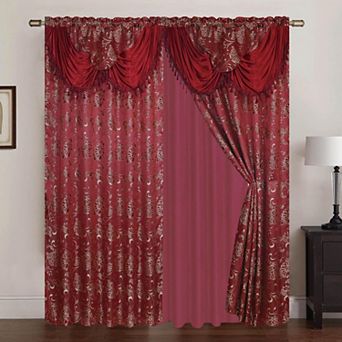 Clayton Two Pack Double Panel Elegant Thermal Insulated Grommet Curtain Panels