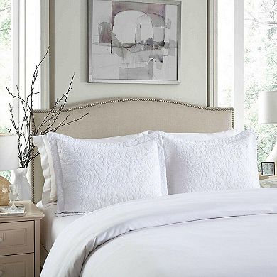 Marcielo 2 Pcs Embroidered Pillow Shams