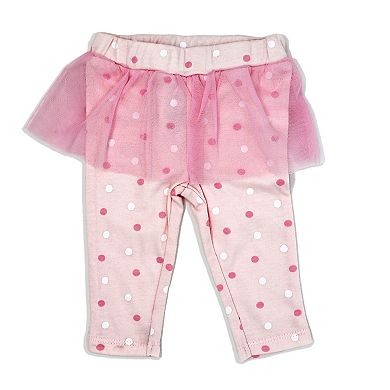 Baby Girls 3 Piece Ballet Bodysuit, Pants And Socks Set