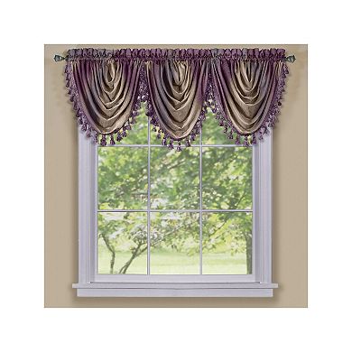 Goodgram Royal Ombre Crushed Semi Sheer Complete 6 Pc. Window Curtain & Valance Set