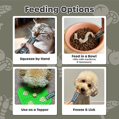 Choolip Squeeze Vita Stick - Liver Support - Natural Vitamin-Infused Cat and Dog Treats - 7 Sticks