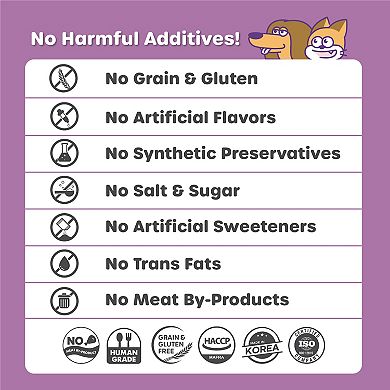 Choolip Squeeze Vita Stick - Skin Support - Natural Vitamin-Infused Cat and Dog Treats - 7 Sticks