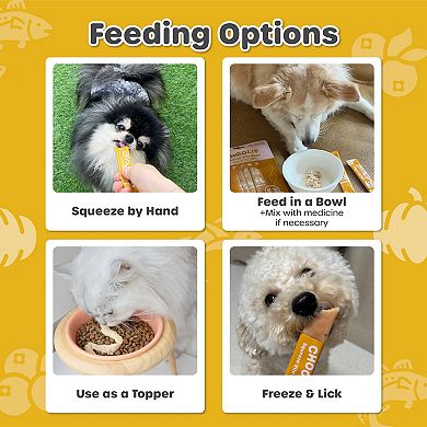 Choolip Squeeze Vita Stick - Kidneys Support - Natural Vitamin-Infused Cat and Dog Treats - 7 Sticks