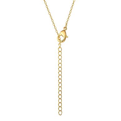 Sanrio Hello Kitty Santa Claus 18k Gold Flash Plated Christmas Pendant Necklace