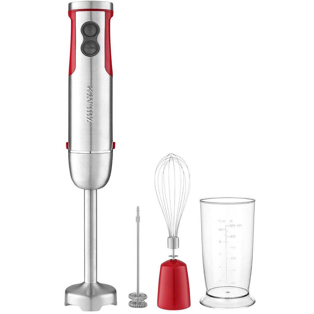 Zulay 4-in-1 Immersion Blender Handheld Mixer - Powerful 800 Watt Hand Blender
