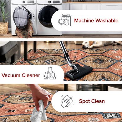 nuLOOM Judy Traditional Persian Machine Washable Area Rug