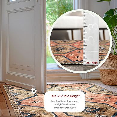 nuLOOM Judy Traditional Persian Machine Washable Area Rug