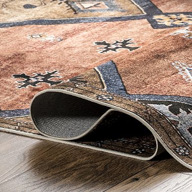 nuLOOM Judy Traditional Persian Machine Washable Area Rug