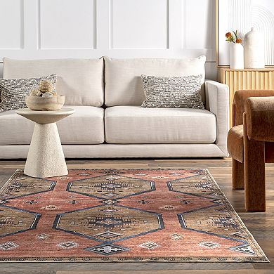 nuLOOM Judy Traditional Persian Machine Washable Area Rug