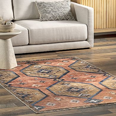 nuLOOM Judy Traditional Persian Machine Washable Area Rug