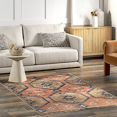 nuLOOM Judy Traditional Persian Machine Washable Area Rug