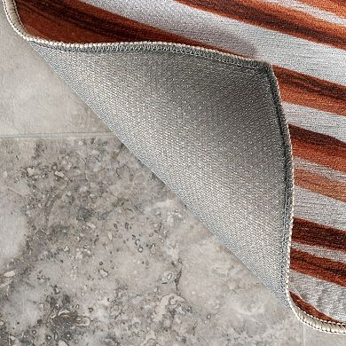 nuLOOM Auri Double Palm Indoor/Outdoor Machine Washable Area Rug