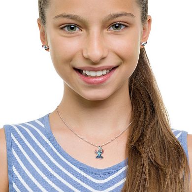 Disney's Lilo & Stitch Stud Earring & Pendant Necklace Set