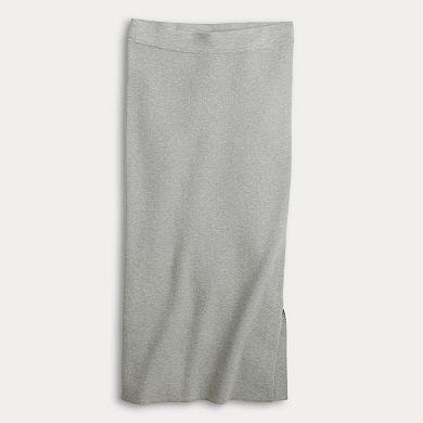 Women's Nine West Ribbed Column Skirt