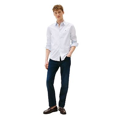 Men's Tommy Hilfiger Woven Long Sleeve Button Down Shirt