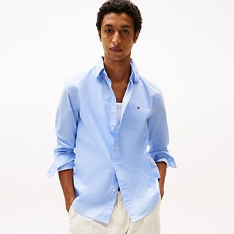 Men's Tommy Hilfiger Woven Long Sleeve Button Down Shirt