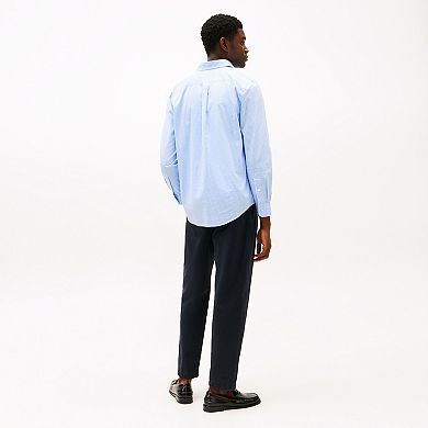 Men's Tommy Hilfiger Flex Poplin Gingham Long Sleeve Shirt