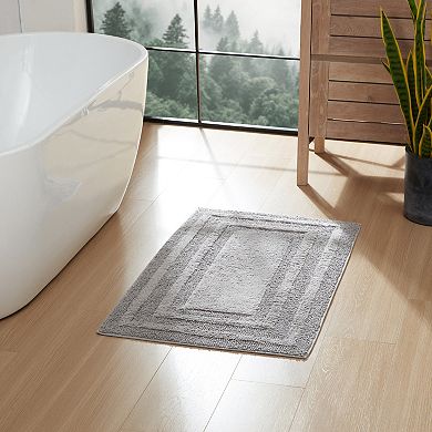 Eddie Bauer Logan Grey Bath Rug