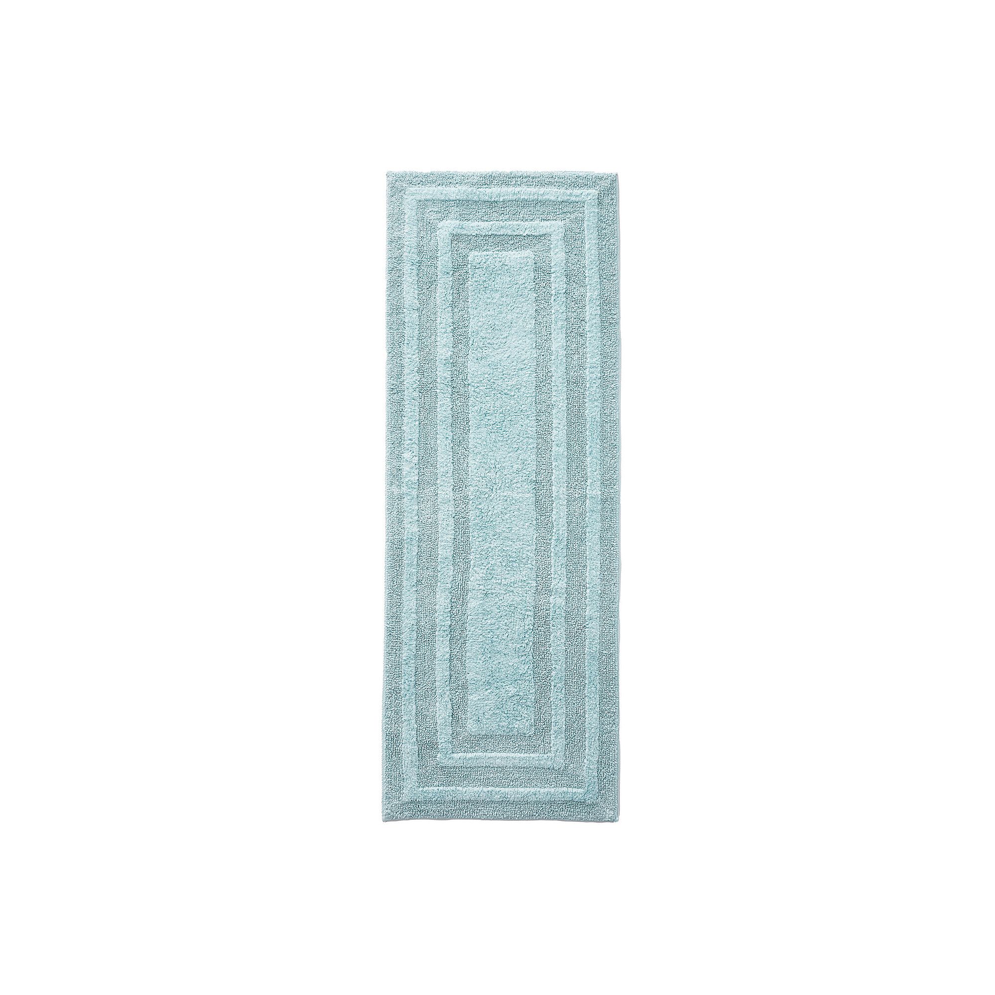 Eddie Bauer Logan Reversible Bathroom Rug, Blue