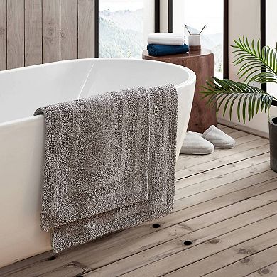 Eddie Bauer Logan 2-pc. Reversible Bathroom Rug Set