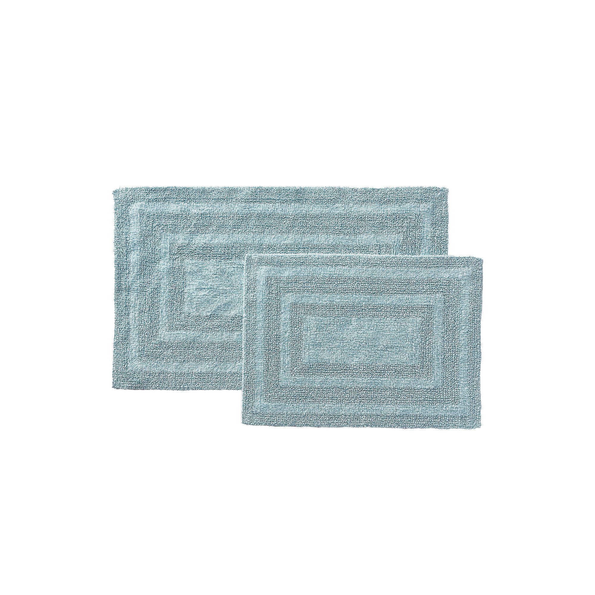 Eddie Bauer Logan 2-pc. Reversible Bathroom Rug Set, Blue