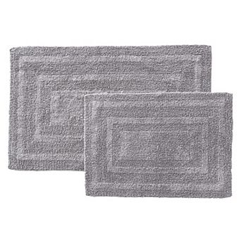 Eddie Bauer Logan 2 pc Reversible Bathroom Rug Set