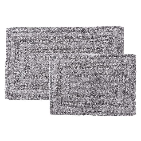 Eddie Bauer Logan 2-pc. Reversible Bathroom Rug Set