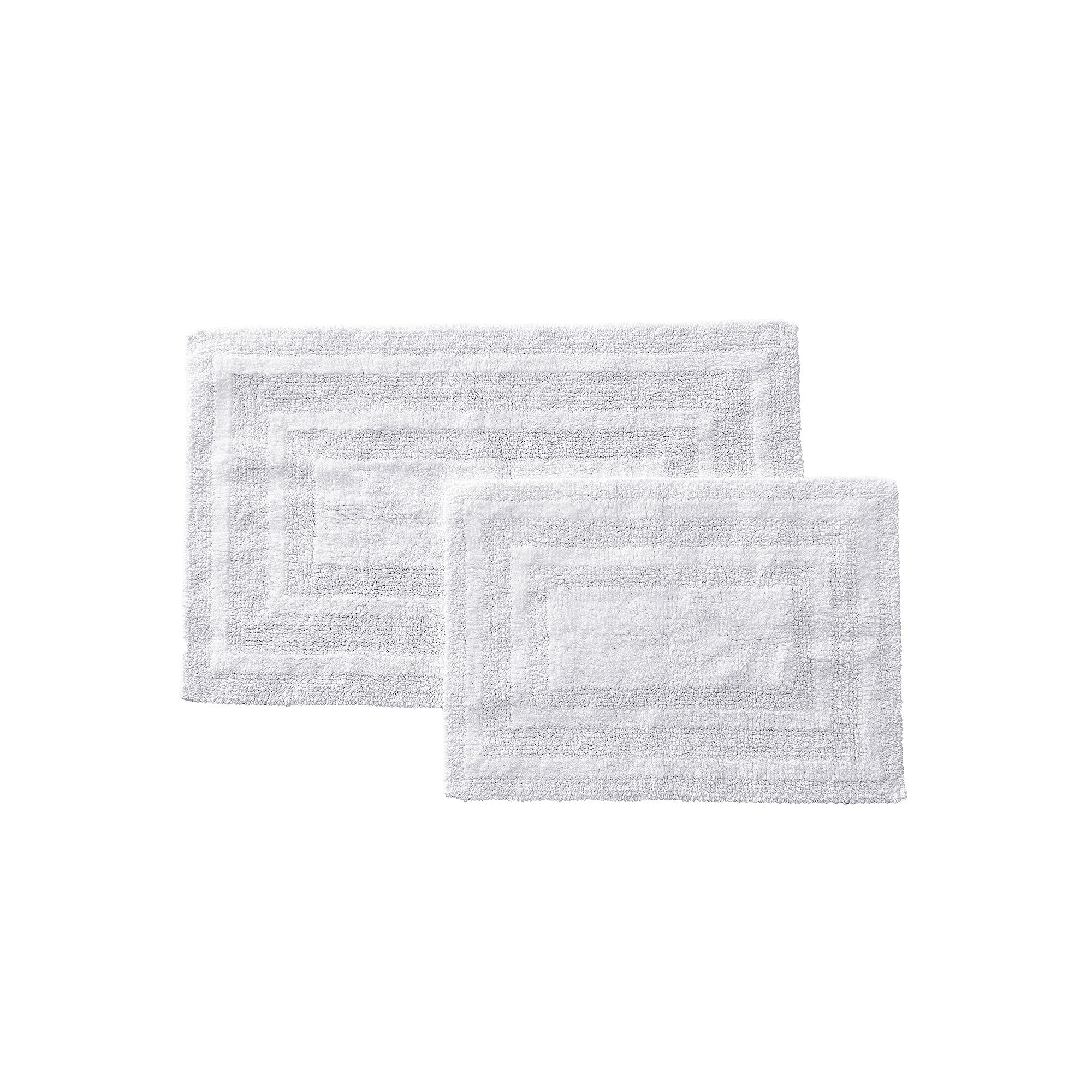 Eddie Bauer Logan 2-pc. Reversible Bathroom Rug Set, White
