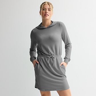 Women's Tek Gear® French Terry Hooded Dress