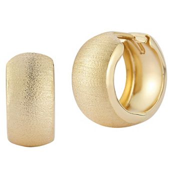 LUMINOR GOLD 14k Gold Bold Hoop Earrings