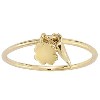 LUMINOR GOLD 14k Gold Good Luck Charms Ring