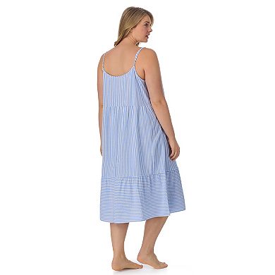 Plus Size Draper James Seersucker Midi Dress